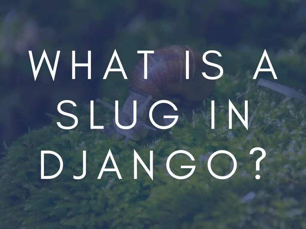 What is a slug in Django and How To Use It?
