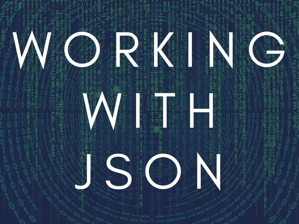 Working with JSON data in Python